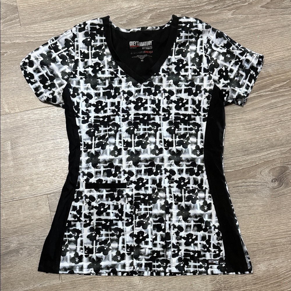 Grey's Anatomy Monochrome Patterned Women's Tee